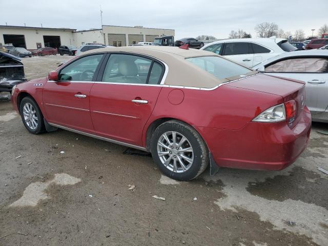 1G4HD57M39U117165 - 2009 BUICK LUCERNE CXL RED photo 2