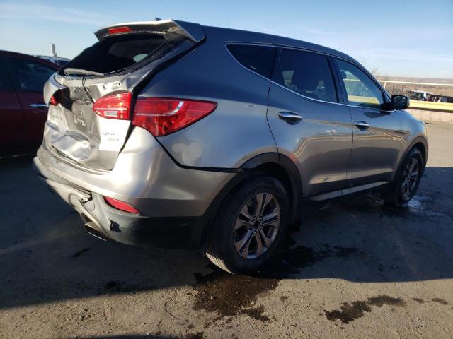 5XYZTDLB0DG017156 - 2013 HYUNDAI SANTA FE S GRAY photo 3