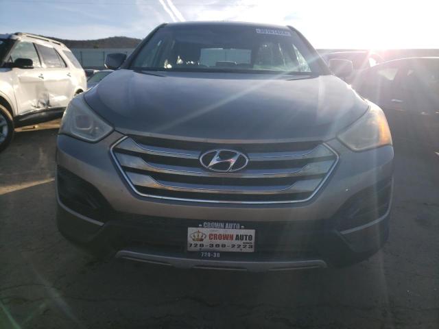 5XYZTDLB0DG017156 - 2013 HYUNDAI SANTA FE S GRAY photo 5