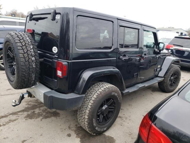1C4HJWEG2CL206450 - 2012 JEEP WRANGLER U SAHARA BLACK photo 3