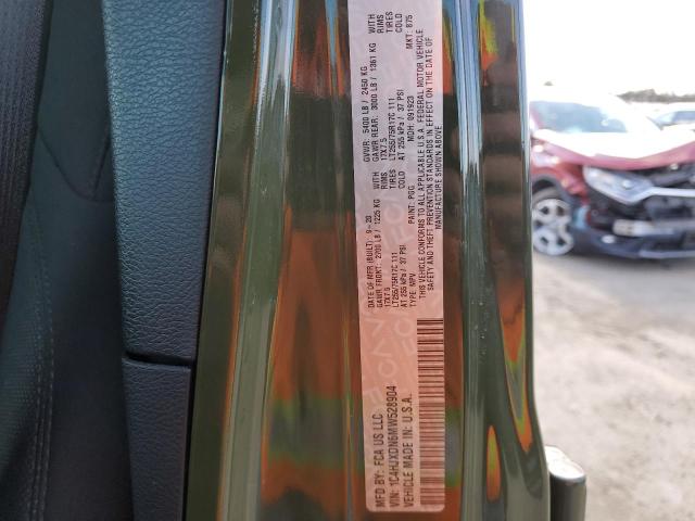 1C4HJXDN6MW528904 - 2021 JEEP WRANGLER U SPORT მწვანე ფოტო 12