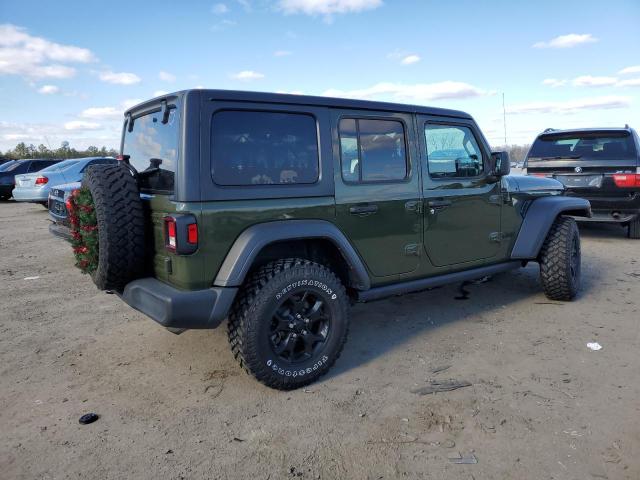 1C4HJXDN6MW528904 - 2021 JEEP WRANGLER U SPORT GREEN photo 3