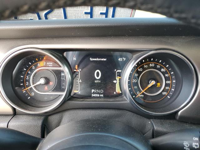 1C4HJXDN6MW528904 - 2021 JEEP WRANGLER U SPORT მწვანე ფოტო 9