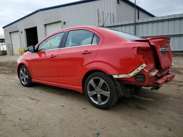 1G1JG5SBXF4139204 - 2015 CHEVROLET SONIC RS RED photo 2