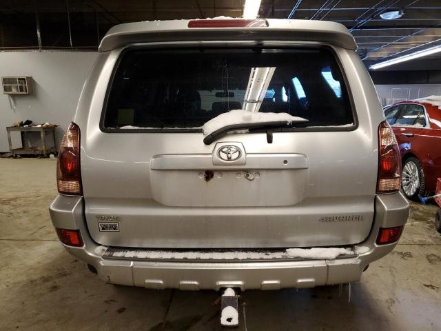 JTEBU14RX48028564 - 2004 TOYOTA 4RUNNER SR5 SILVER photo 6