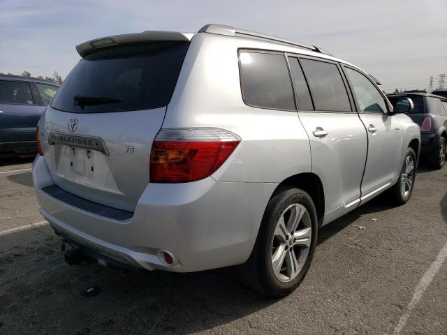 JTEDS43A682050047 - 2008 TOYOTA HIGHLANDER SPORT SILVER photo 3