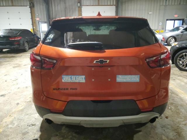 3GNKBHR42NS131252 - 2022 CHEVROLET BLAZER 2LT ORANGE photo 6