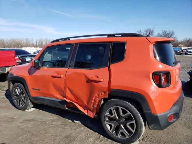 ZACCJABTXGPD84235 - 2016 JEEP RENEGADE LATITUDE ORANGE photo 2