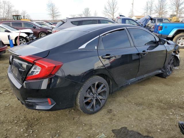 2HGFC2F85KH573342 - 2019 HONDA CIVIC SPORT BLACK photo 3