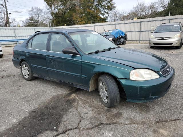 2HGEJ661XYH559649 - 2000 HONDA CIVIC BASE GREEN photo 4