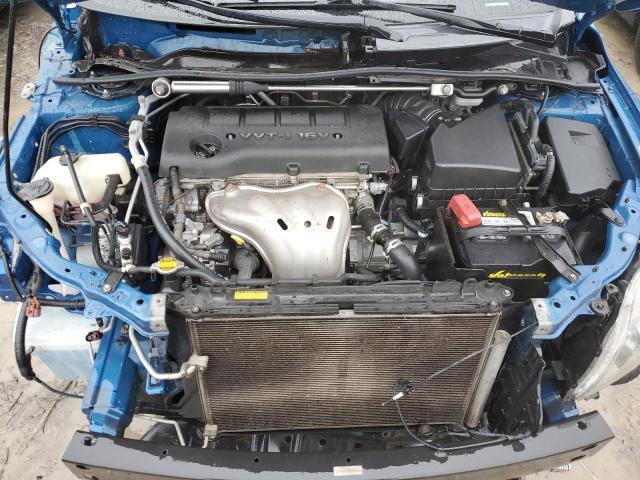 1NXBE40E39Z106232 - 2009 TOYOTA COROLLA XRS BLUE photo 11