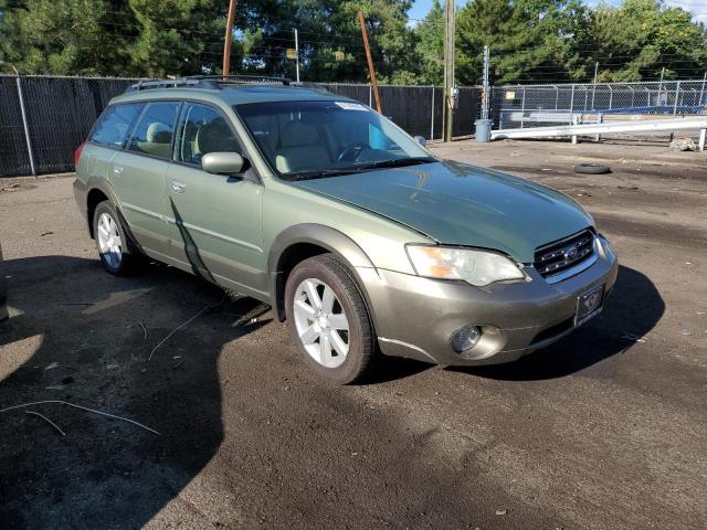 4S4BP62C167350585 - 2006 SUBARU LEGACY OUTBACK 2.5I LIMITED GREEN photo 1