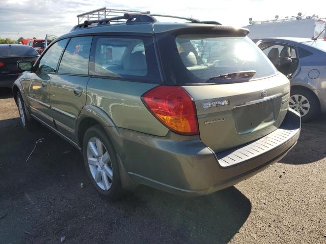 4S4BP62C167350585 - 2006 SUBARU LEGACY OUTBACK 2.5I LIMITED GREEN photo 2