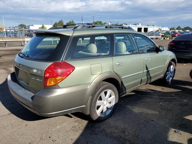 4S4BP62C167350585 - 2006 SUBARU LEGACY OUTBACK 2.5I LIMITED GREEN photo 3