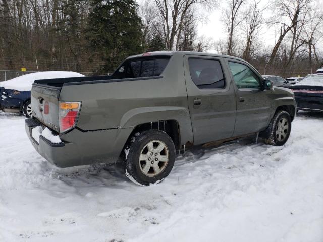 2HJYK16556H517333 - 2006 HONDA RIDGELINE RTL GREEN photo 3