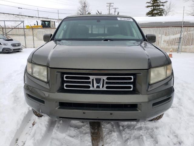 2HJYK16556H517333 - 2006 HONDA RIDGELINE RTL GREEN photo 5