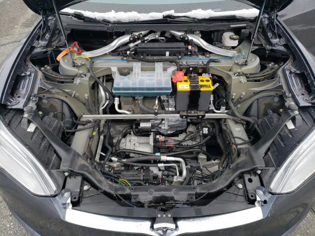 5YJSA1E22LF414036 - 2020 TESLA MODEL S GRAY photo 9