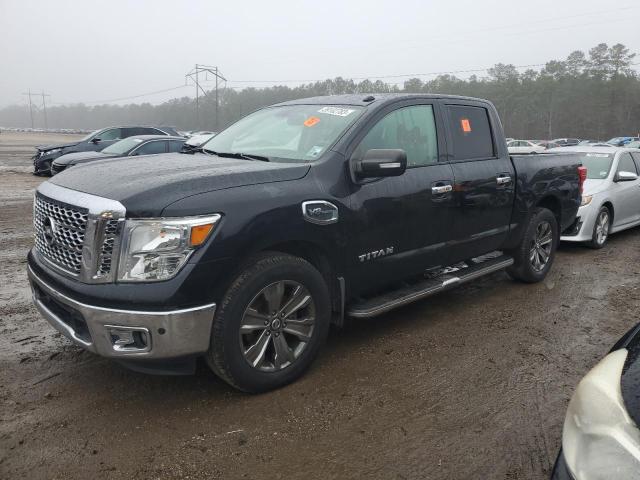 1N6AA1E64HN557915 - 2017 NISSAN TITAN SV BLACK photo 1