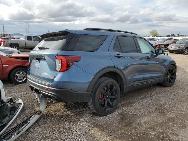 1FM5K8GC4LGB48559 - 2020 FORD EXPLORER ST BLUE photo 3