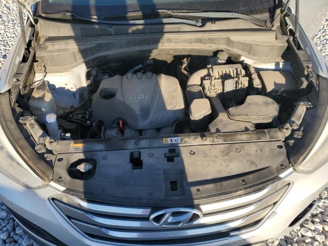 5XYZT3LB5EG140995 - 2014 HYUNDAI SANTA FE S SILVER photo 12