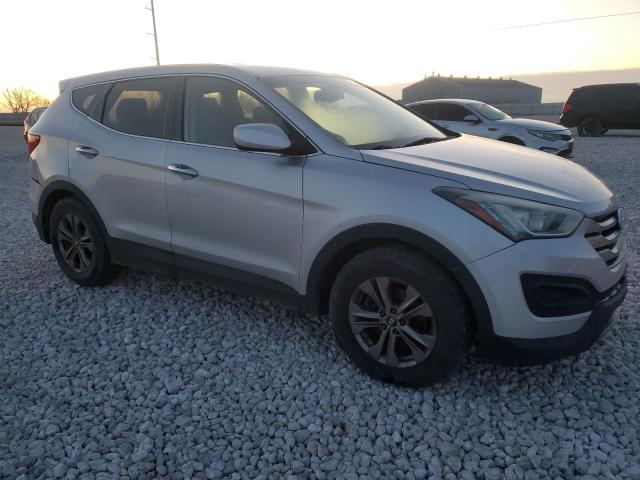 5XYZT3LB5EG140995 - 2014 HYUNDAI SANTA FE S SILVER photo 4