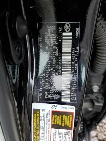 4T1BK3DB0CU447937 - 2012 TOYOTA AVALON BASE 黑色 照片 12