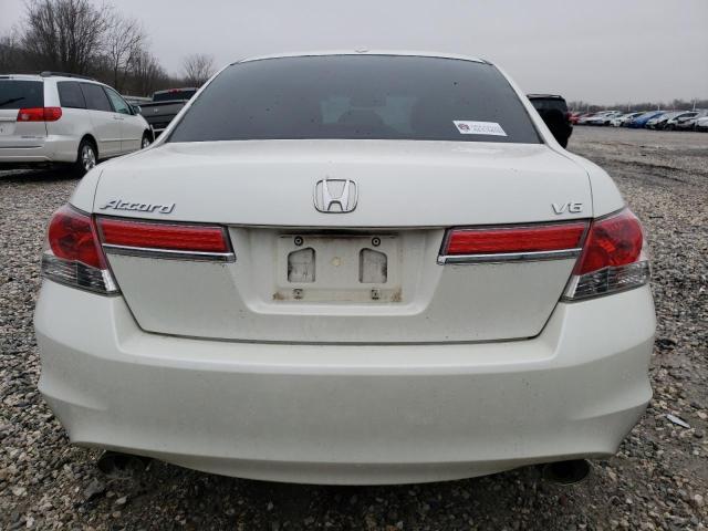 5KBCP3F8XBB003999 - 2011 HONDA ACCORD EXL WHITE photo 6