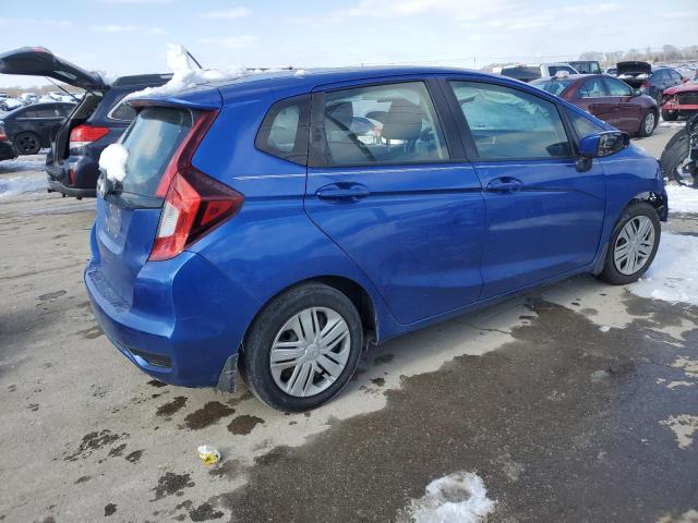 3HGGK5H43JM732362 - 2018 HONDA FIT LX BLUE photo 3