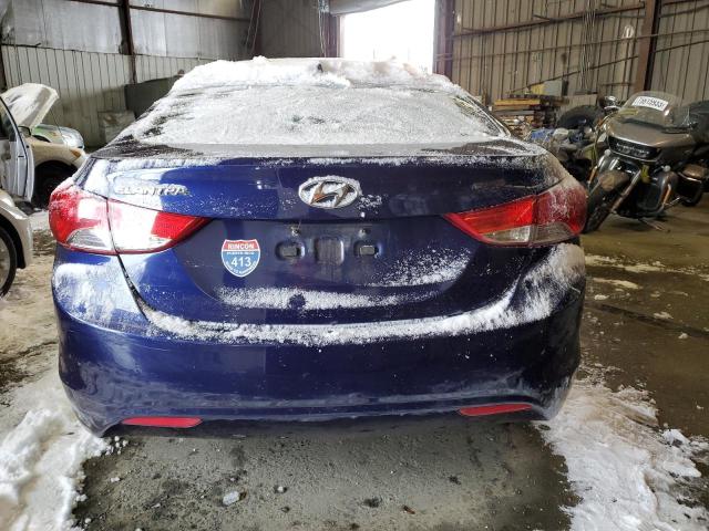 5NPDH4AE5DH368162 - 2013 HYUNDAI ELANTRA GLS BLUE photo 6