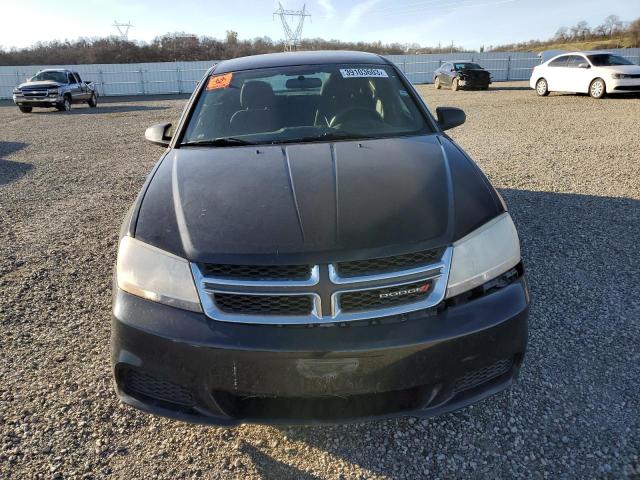 1C3CDZAB3CN216684 - 2012 DODGE AVENGER SE BLACK photo 5