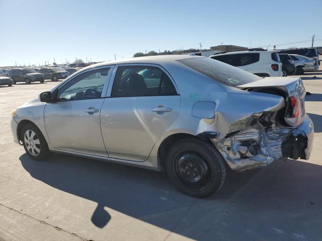 2T1BU4EE2AC363416 - 2010 TOYOTA COROLLA BASE SILVER photo 2