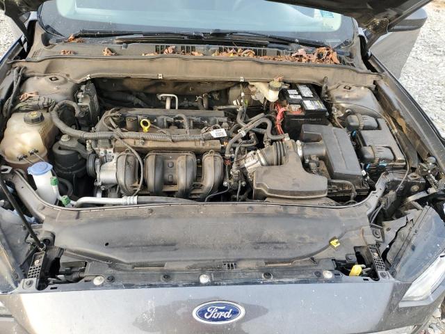 3FA6P0H75HR158634 - 2017 FORD FUSION SE GRAY photo 11