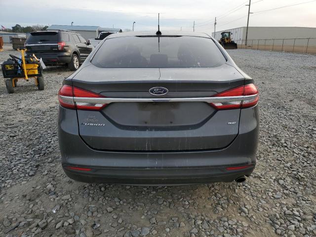 3FA6P0H75HR158634 - 2017 FORD FUSION SE GRAY photo 6