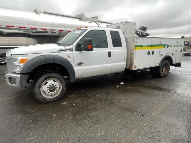 1FD0X4HT8BEB33737 - 2011 FORD F450 SUPER DUTY WHITE photo 1