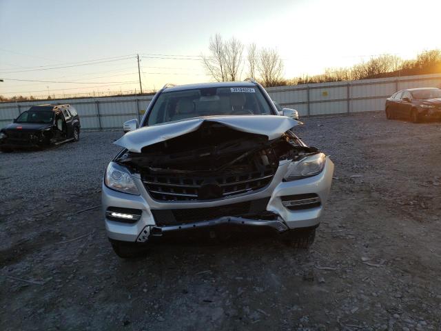 4JGDA5HB4FA607020 - 2015 MERCEDES-BENZ ML 350 4MATIC SILVER photo 5