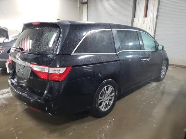 5FNRL5H68DB027409 - 2013 HONDA ODYSSEY EXL BLACK photo 3