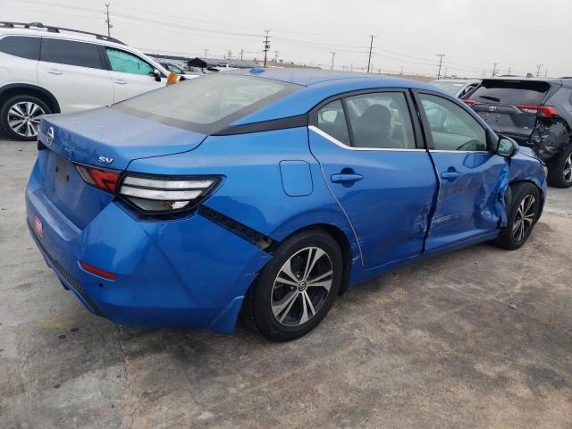 3N1AB8CV5LY304846 - 2020 NISSAN SENTRA SV BLUE photo 3