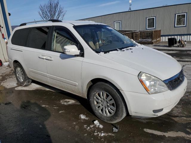 KNDMG4C77C6419073 - 2012 KIA SEDONA LX WHITE photo 4