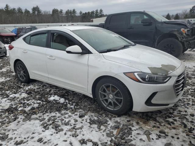 5NPD84LF0HH000614 - 2017 HYUNDAI ELANTRA SE WHITE photo 4