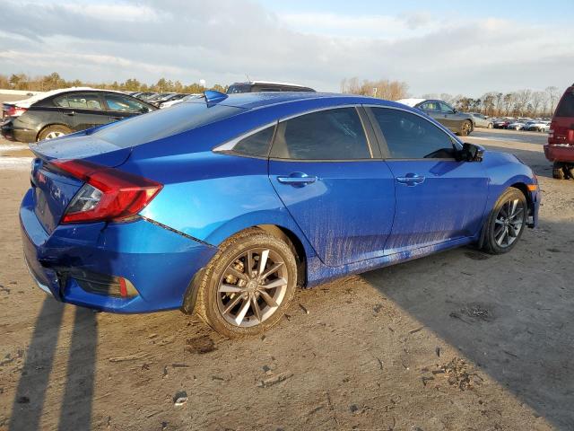 19XFC1F32ME002564 - 2021 HONDA CIVIC EX BLUE photo 3