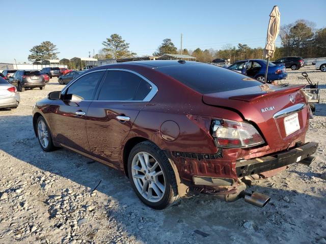 1N4AA5AP6BC834601 - 2011 NISSAN MAXIMA S BURGUNDY photo 2