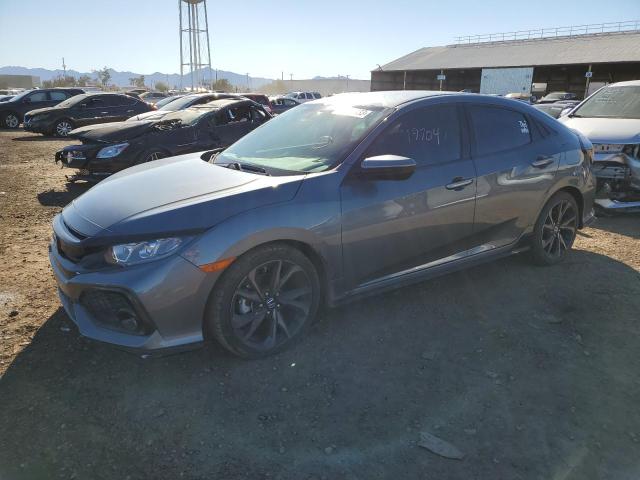 SHHFK7H40JU231227 - 2018 HONDA CIVIC SPORT GRAY photo 1