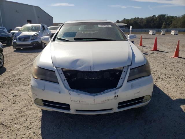 JH4KB2F66AC000769 - 2010 ACURA RL WHITE photo 5