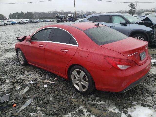 WDDSJ4GB2JN692289 - 2018 MERCEDES-BENZ CLA 250 4MATIC RED photo 2