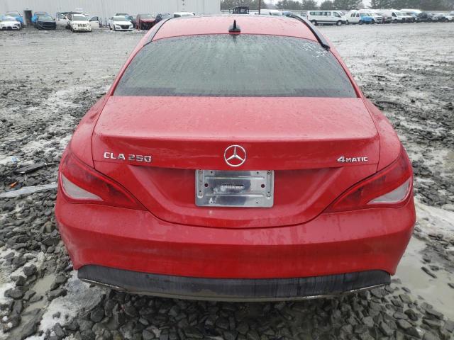 WDDSJ4GB2JN692289 - 2018 MERCEDES-BENZ CLA 250 4MATIC RED photo 6