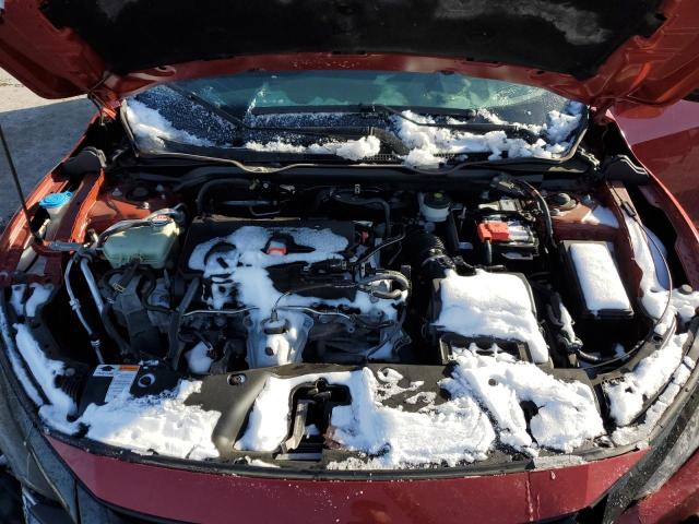 2HGFC2F60KH571223 - 2019 HONDA CIVIC LX RED photo 11