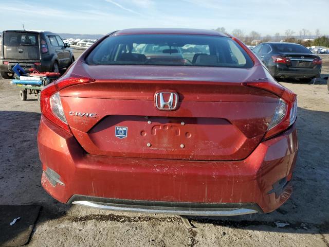 2HGFC2F60KH571223 - 2019 HONDA CIVIC LX RED photo 6