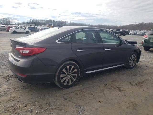 5NPE34AF1GH429037 - 2016 HYUNDAI SONATA SPORT BROWN photo 3