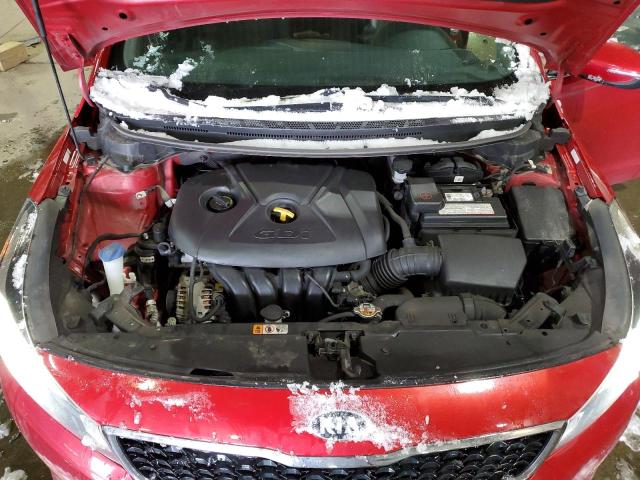 3KPFN4A84HE117171 - 2017 KIA FORTE EX RED photo 11