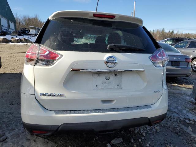 5N1AT2MV3FC855145 - 2015 NISSAN ROGUE S WHITE photo 6